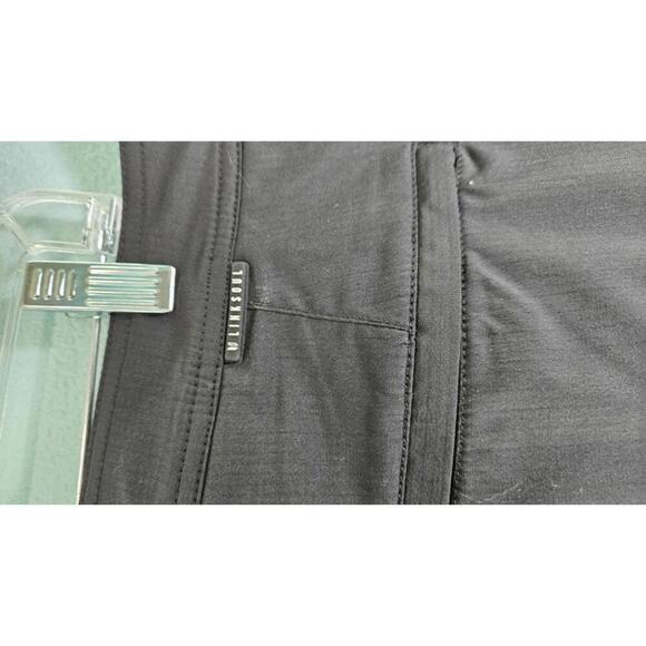 LinkSoul Men's Black Chino Shorts Dark Gray Size 38/10 NWT Flaw - Picture 3 of 11